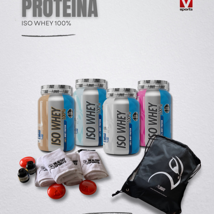Proteína Iso Whey 100% 952 Gramos Healthy sports con vitalmente sports