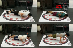 reto de las flexiones push ups time vital lab